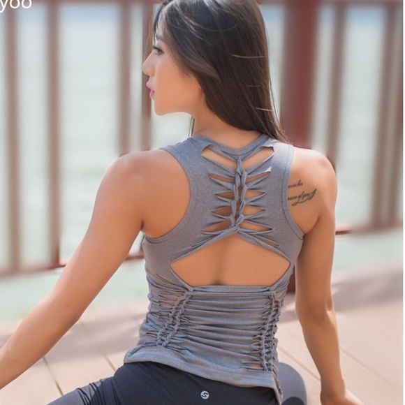 Shredded Back Gym Top - Picture 4 of 4